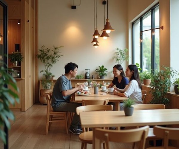 Bubbs and Bites Cafe interior