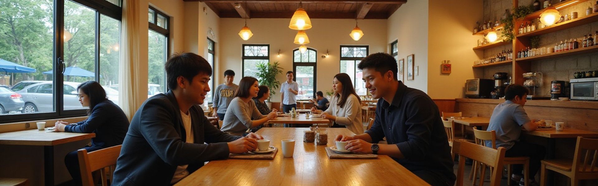 Bubbs and Bites cafe atmosphere